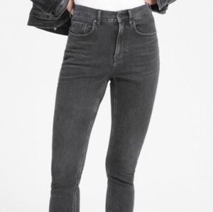 Everlane High Rise Slim Straight Jeans